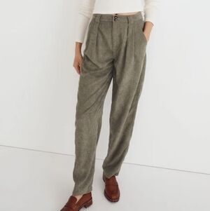 Madewell Corduroy High-Rise Tapered Pants